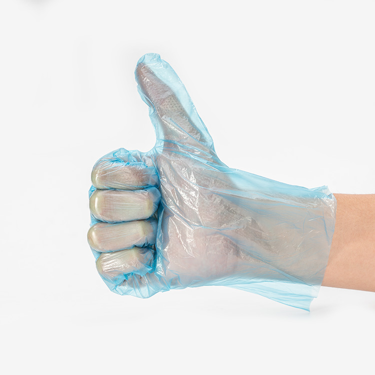 用於食品處理的透明光滑 Ldpe 手套
