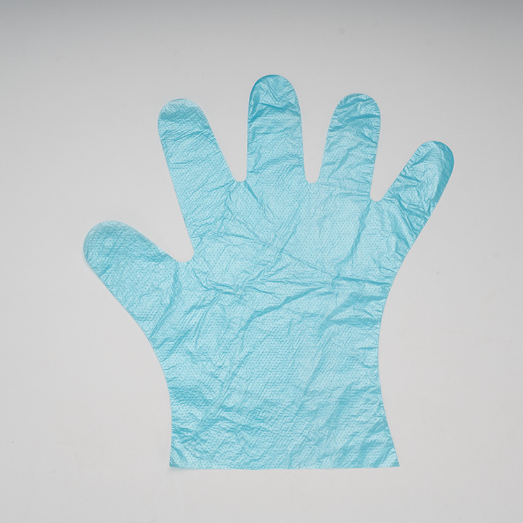 用於美容院的藍色可生物降解 Hdpe 手套